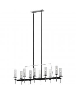 Feiss  F3227-10TXB-CH  Broderick Linear Chandelier
